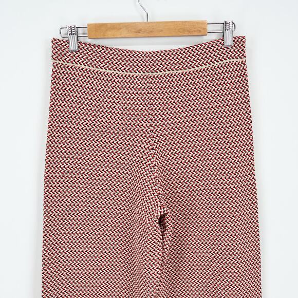 J.Crew Multicolored Sweater Pant Black Red Ivory Size Medium NWT - Picture 8 of 11